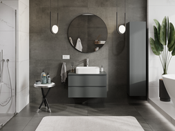 Mexen Orio баня шкаф под умивалник 80 см, 2 чекмеджета, графит мат - 91A10-08047-2-BFF66