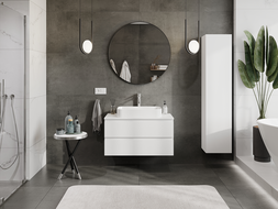 Mexen Orio шкаф за баня под умивалник 90 см, 2 чекмеджета, бял мат - 91A10-09047-2-BFF01