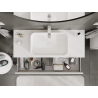 Mexen Orio шкаф за баня за мивка 120 см, 1 чекмедже, бял мат - 91A10-12023-1-BF01
