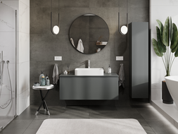 Mexen Orio шкафче за баня под мивка 120 см, 1 чекмедже, графит мат - 91A10-12047-1-BF66