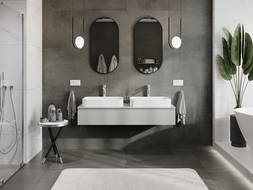 Mexen Orio баня шкаф под мивка 140 см, 1 чекмедже, сив мат - 91A10-14023-1-BF62