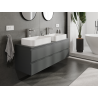 Mexen Orio шкаф за баня под мивка 140 см, 2 чекмеджета, мат графит - 91A10-14047-2-BFF66