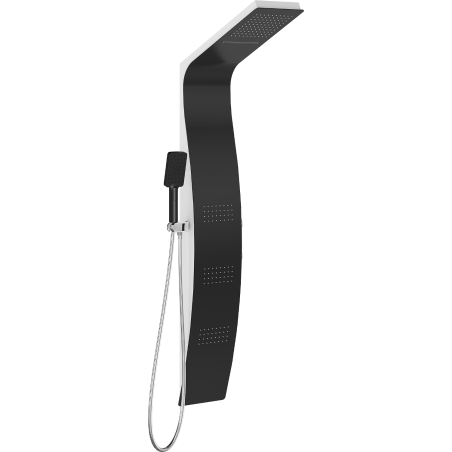 Mexen Bali панел за душ, черно/бяло - 7622-03-71