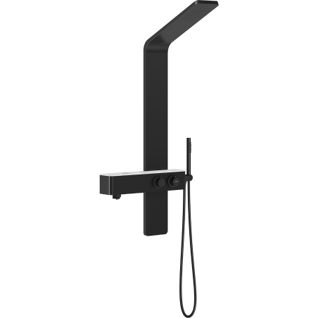 Mexen Sund панелен душ, черен - 7620-02-70
