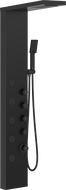 Mexen Lando панел за душ, черен - 7611-04-70
