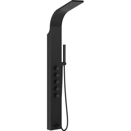 Mexen Timor душ панел с чучур, черен - 7621-04-70