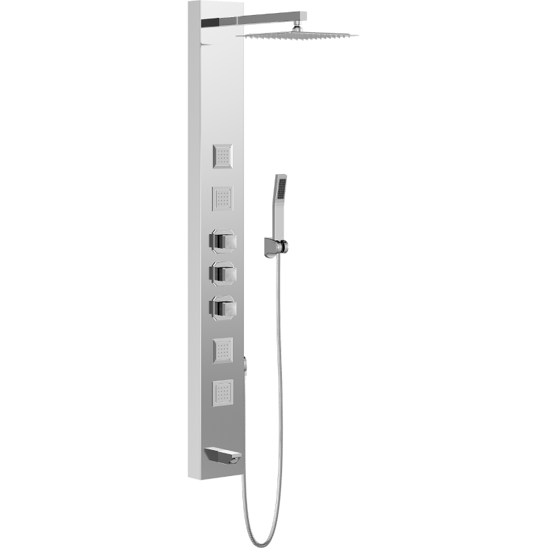 Mexen Orco панел за душ, хром - 7607-03-00