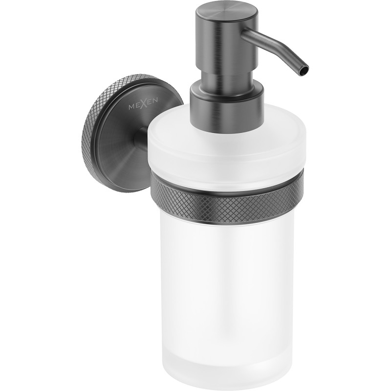 Mexen Gravo дозатор за сапун, матово сиво - 70A93058-66