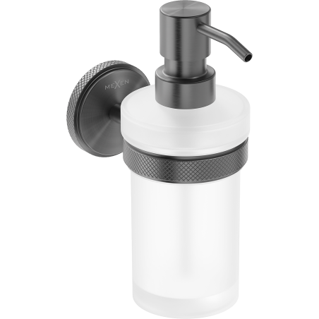 Mexen Gravo дозатор за сапун, матово сиво - 70A93058-66