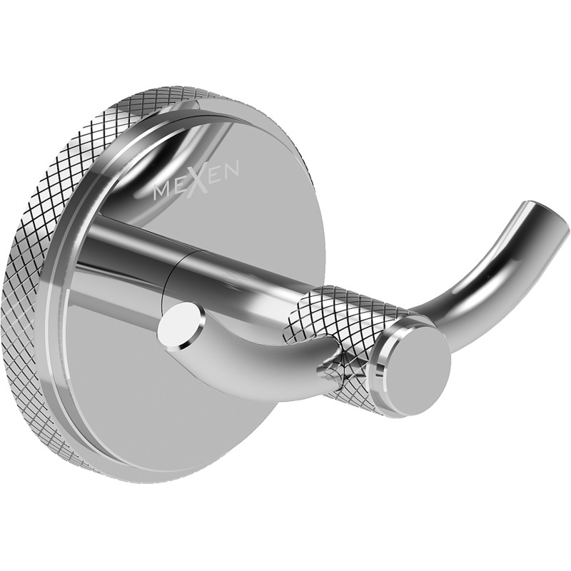 Mexen Gravo двоен закачалка за кърпа, хром - 70A93012-00