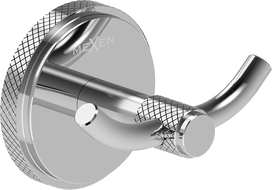 Mexen Gravo двоен закачалка за кърпа, хром - 70A93012-00
