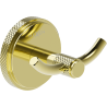 Mexen Gravo двоен кука за кърпи, златен - 70A93012-50