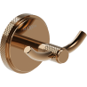 Mexen Gravo двоен кука за кърпи, розово злато - 70A93012-60