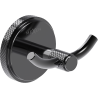 Mexen Gravo двоен кука за кърпа, черен хром - 70A93012-73