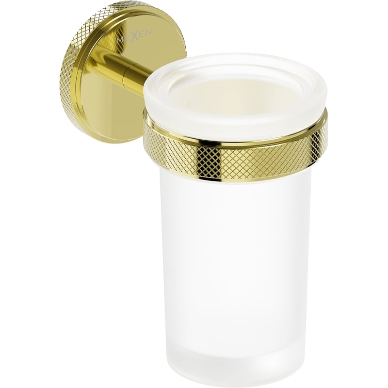 Mexen Gravo чаша за четки за зъби, златна - 70A93051-50