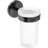 Mexen Gravo чаша за четки за зъби, черен хром - 70A93051-73