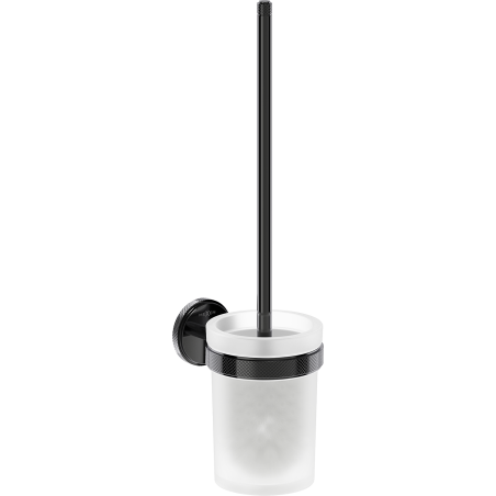 Mexen Gravo тоалетна четка, черен хром - 70A93071-73