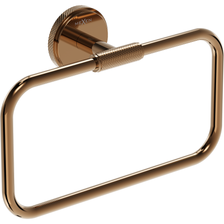 Mexen Gravo закачалка за кърпи, розово злато - 70A93031-60