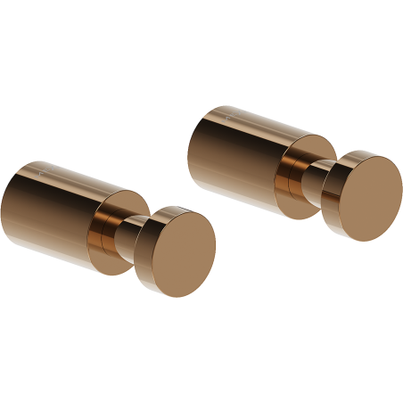 Mexen Loop кука за кърпи (2 бр.), розово злато - 70A71011-60