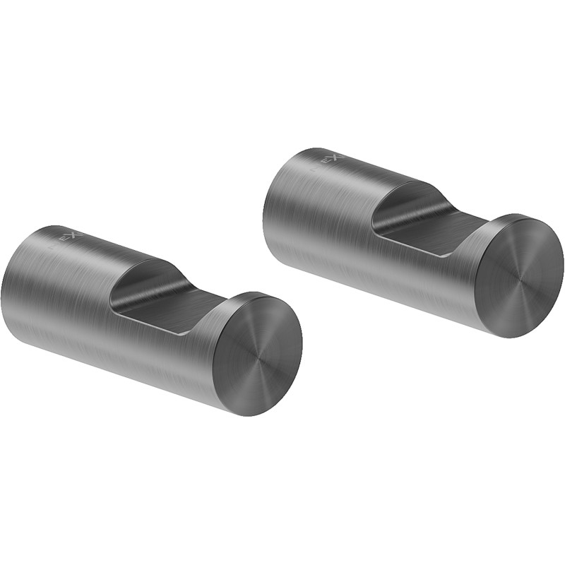Mexen Loop кука за кърпи (2 бр.), четкан пистолетен сив - 70A71012-66