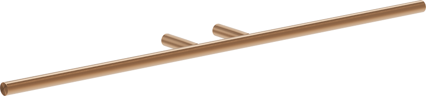 Mexen Loop закачалка за кърпи, изчеткана мед - 70A71046-65