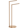Mexen Loop стояща закачалка за кърпи, четкана мед - 70A71096-65