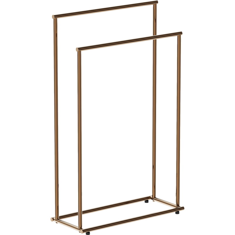Mexen Loop стояща закачалка за кърпи, розово злато - 70A71098-60