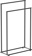 Mexen Loop Стояща закачалка за кърпи, черен хром - 70A71098-73