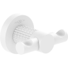 Mexen Triv двойна кука за кърпи, бяла - 70A33012-20