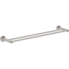 Mexen Triv двоен закачалка за кърпи, матиран никел - 70A33047-97