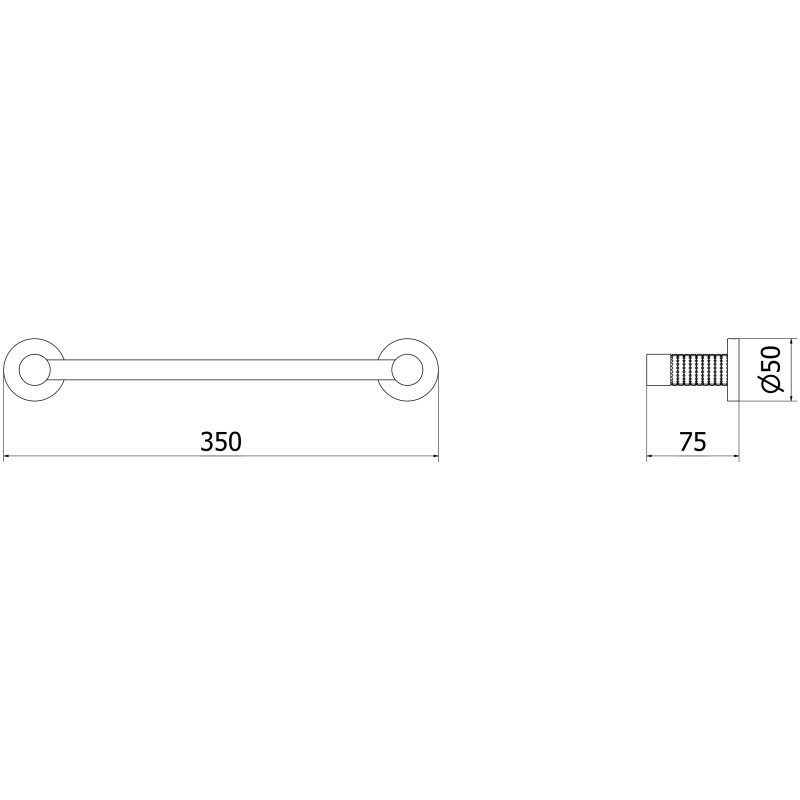 Mexen Triv закачалка за кърпи, хром - 70A33041-00