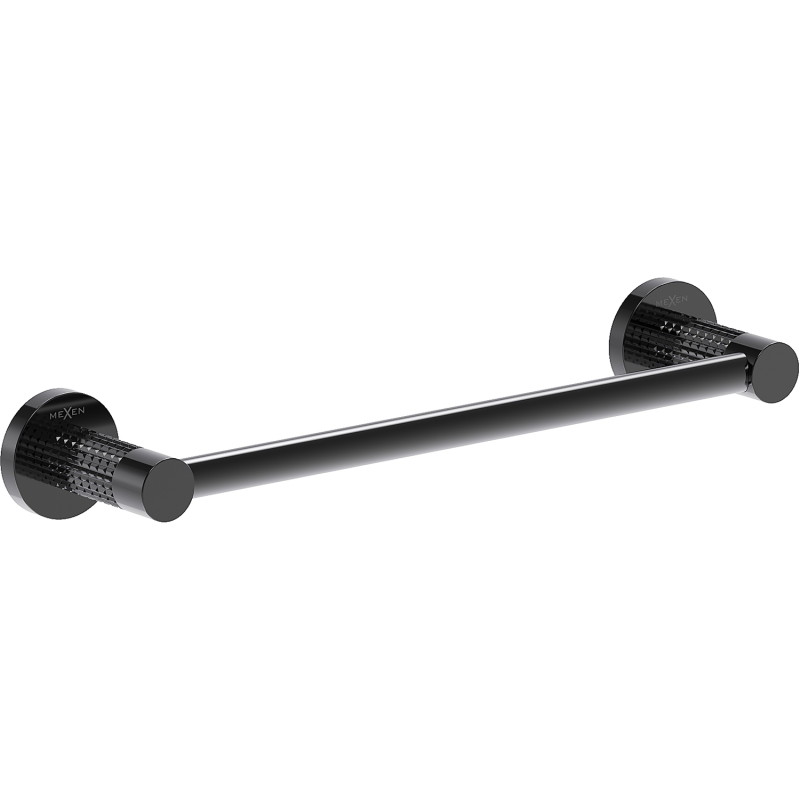 Mexen Triv закачалка за кърпи, черен хром - 70A33041-73
