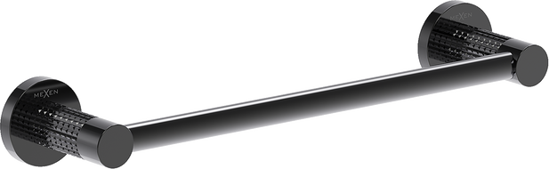 Mexen Triv закачалка за кърпи, черен хром - 70A33041-73