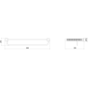 Mexen Triv рафт за хавлия, бял - 70A33081-20