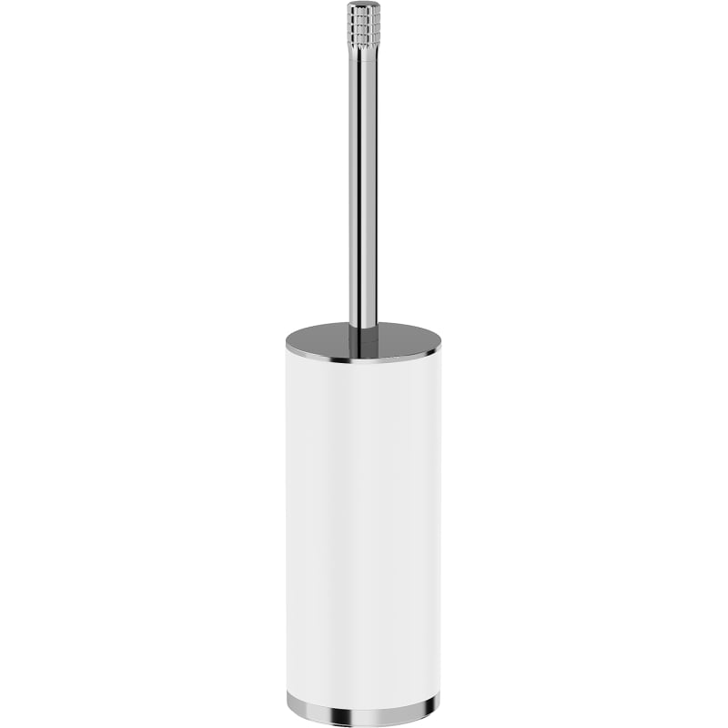 Mexen Triv стояща четка за тоалетна, бяла/хром - 70A33073-00W