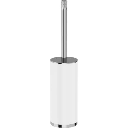 Mexen Triv стояща четка за тоалетна, бяла/хром - 70A33073-00W
