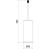 Mexen Triv стояща четка за тоалетна, бяла/хром - 70A33073-00W
