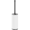 Mexen Triv стояща тоалетна четка, бяла/четка Gun сив мат - 70A33073-66W