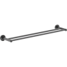 Mexen Ovio двоен закачалка за кърпи, полиран gun gray - 70A19547-66