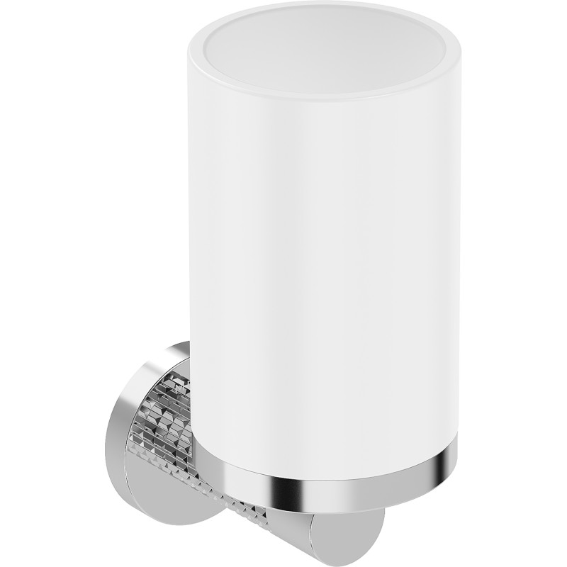 Mexen Triv чаша за четки за зъби, бял/хром - 70A33051-00W