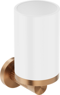 Mexen Triv чаша за четки за зъби, бяло/четкана мед - 70A33051-65W