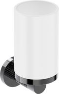 Mexen Triv чаша за четки за зъби, бял/черен хром - 70A33051-73W