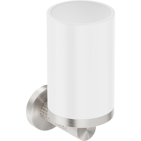 Mexen Triv чаша за четки за зъби, бял/матов никел - 70A33051-97W