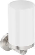 Mexen Triv чаша за четки за зъби, бял/матов никел - 70A33051-97W