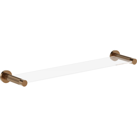 Mexen Triv висяща стъклена полица, розово злато - 70A33061-60