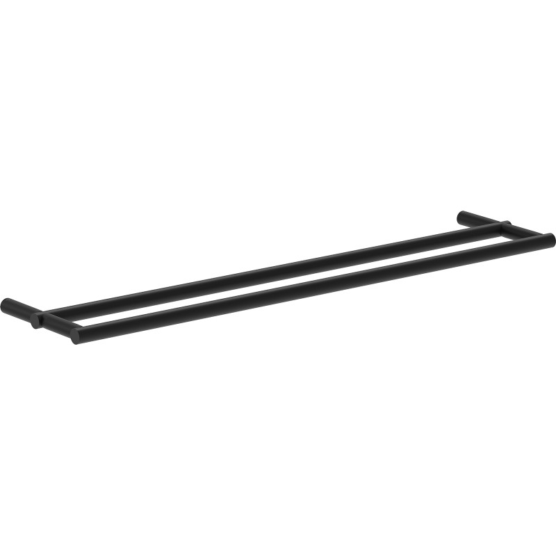 Mexen Loop двойна закачалка за кърпи, черна - 70A71047-70