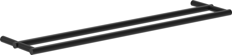 Mexen Loop двойна закачалка за кърпи, черна - 70A71047-70