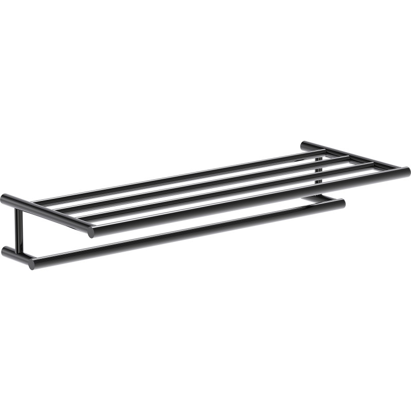 Mexen Loop рафт за кърпи, черен хром - 70A71081-73
