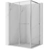 Mexen Linea плъзгаща се душ кабина 95 x 85 см, прозрачна, хром - 8E1-095-085-01-01