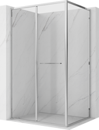 Mexen Linea плъзгаща душ кабина 80 x 90 см, прозрачна, хром - 8E1-080-090-01-01